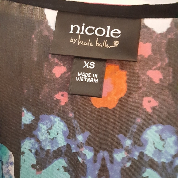 Nicole by Nicole Miller top sz xs - Picture 8 of 8